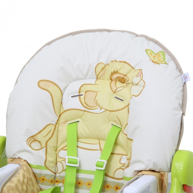 Стульчик для кормления Polini kids Disney baby 470 Король лев, зеленый
